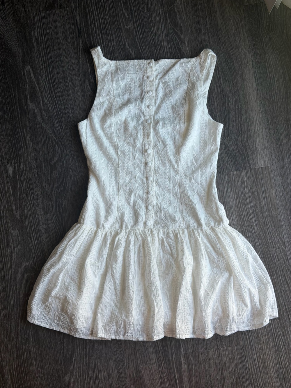Princess Polly White Lace Mini Dress
